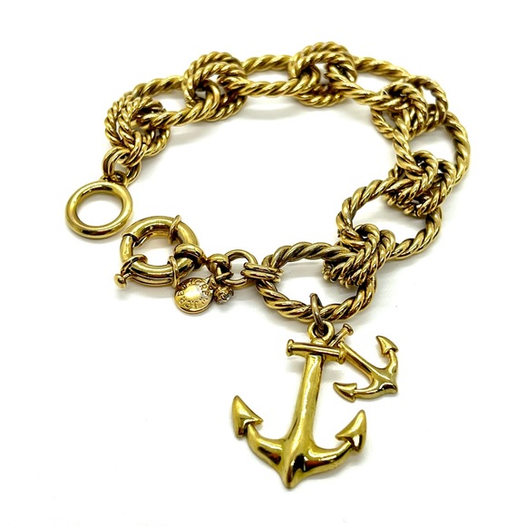 J. Crew Nautical Gold Chain Bracelet - Picture 1 of 7